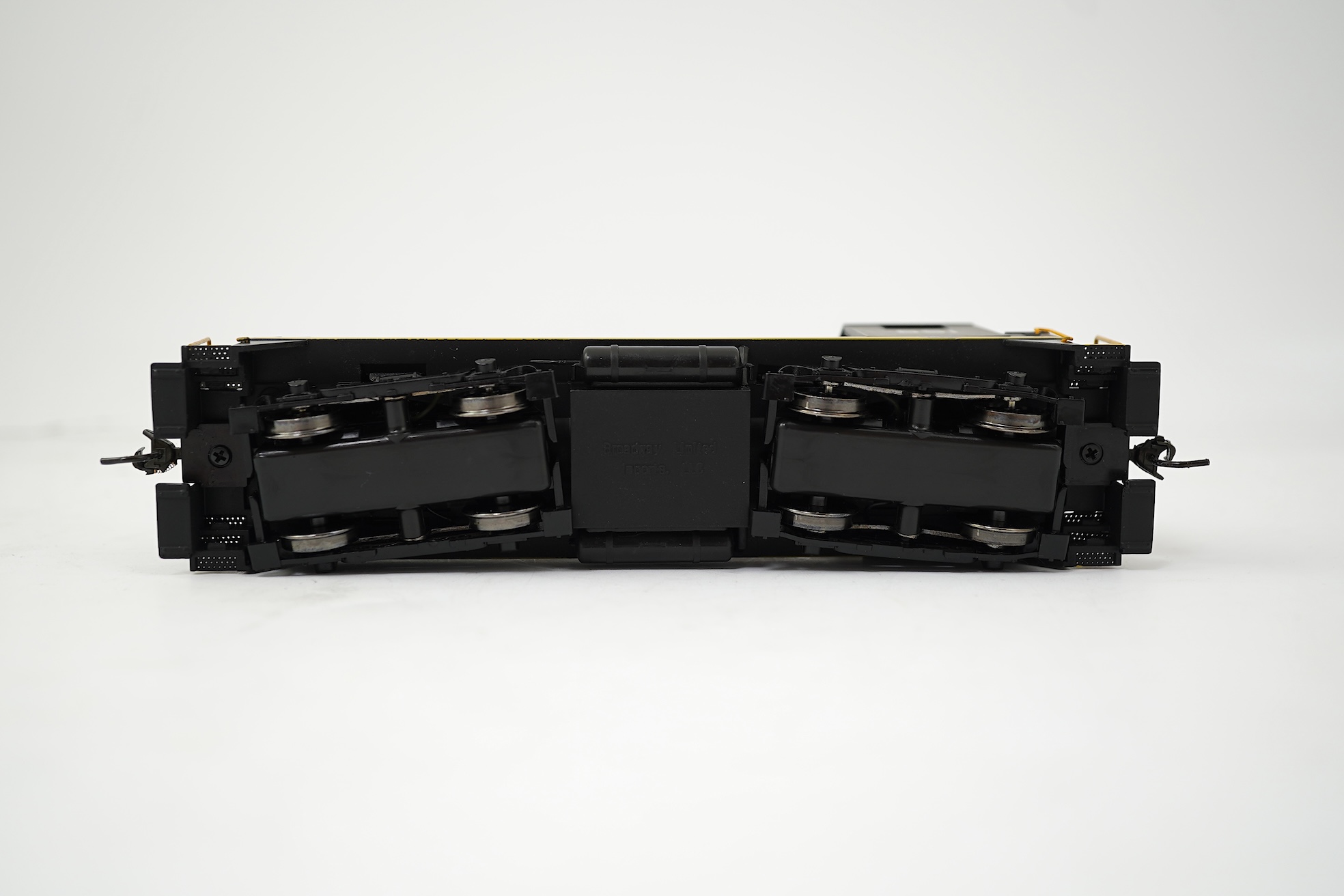 A boxed HO gauge Broadway Limited Paragon 2 Series (1215) model of Atlantic Coast Line, EMD SW7 Switcher PHII, 651, Bo-Bo diesel locomotive, powered for two rail operation.